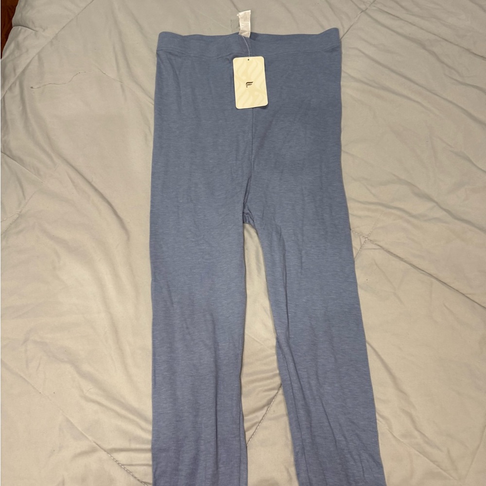 Women’s Blue Ribbed Fabletics High Waisted Leggings